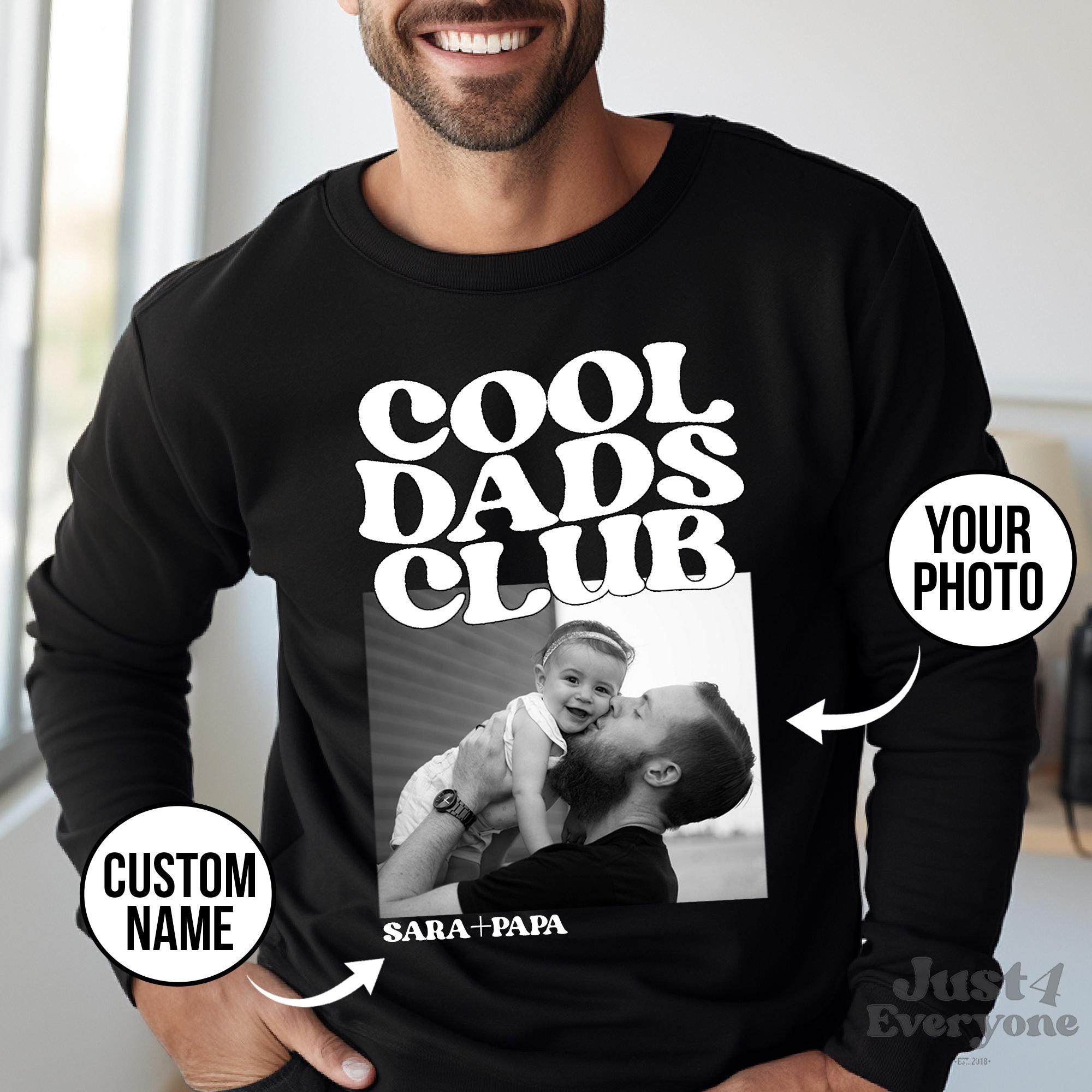 Cool Dads Club Shirt, Papa Sweatshirt Personalised With Name, Father T-Shirt Gift, Expecting Dad Announcement Tee, Father’s Day Hoodie