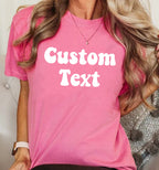 Custom Shirt, Custom Text Shirt, Custom T-shirt, Personalized T-Shirt, Personalized Shirt, Custom Unisex Shirts, Custom Logo T-Shirts