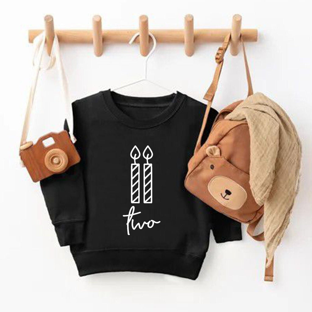 2nd Birthday Sweatshirt – Toddler Birthday Crewneck