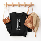 2nd Birthday Sweatshirt – Toddler Birthday Crewneck