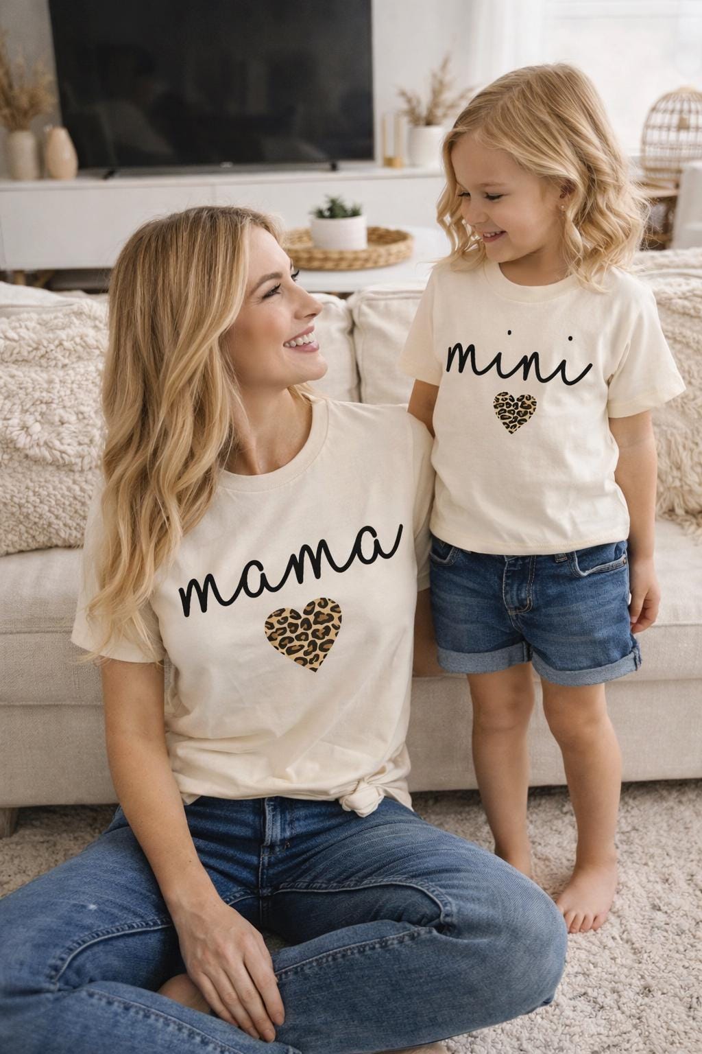 Mama Mini Matching Set, Baby Shower Gift, Mama T shirt, Mini Bodysuit, Mini Toddler, Mini Youth, New Mom Gift Idea, Baby and Mama, Newborn