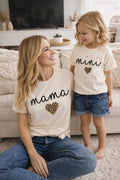 Mama Mini Matching Set, Baby Shower Gift, Mama T shirt, Mini Bodysuit, Mini Toddler, Mini Youth, New Mom Gift Idea, Baby and Mama, Newborn