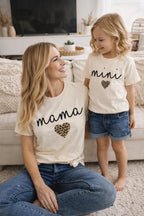 Mama Mini Matching Set, Baby Shower Gift, Mama T shirt, Mini Bodysuit, Mini Toddler, Mini Youth, New Mom Gift Idea, Baby and Mama, Newborn