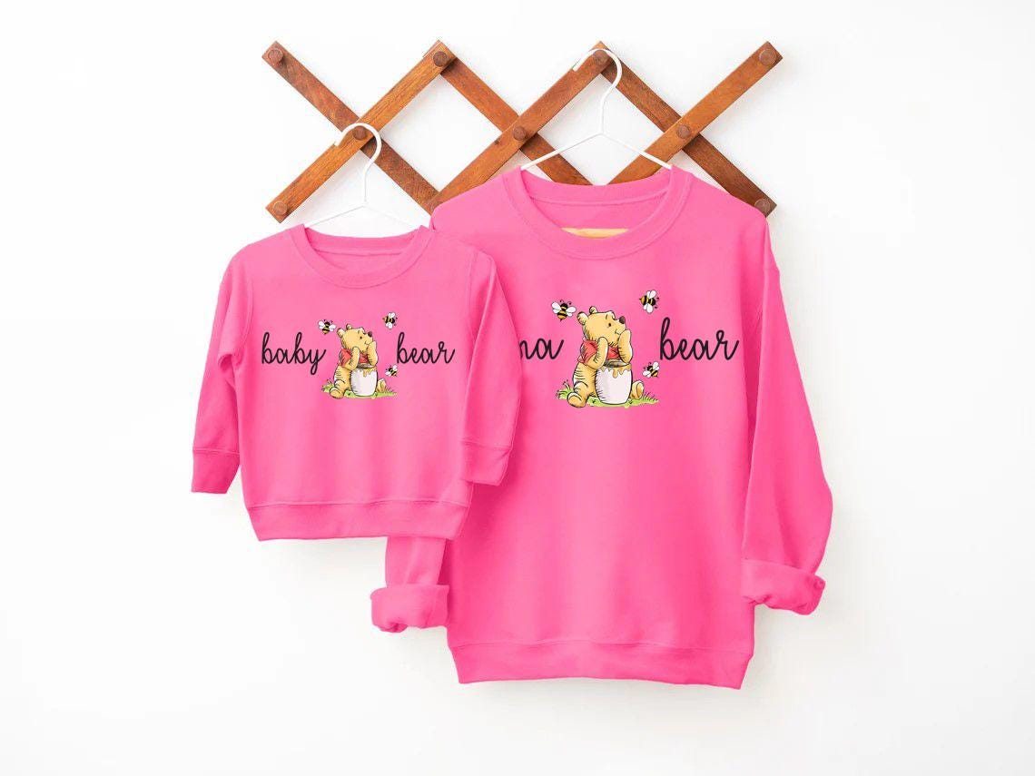 Mama Bear Sweatshirt, Baby Bear Sweatshirt, Mom Sweatshirt, Mommy and Me Outfits, Mom and Me Sweatshirts, Mama & Mini Sweatshirts