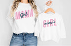 Mama and Mini Matching Sweatshirts, Mommy and Me Outfits, Mother Daughter Shirts – Girl Mama Gift, Family Matching Look