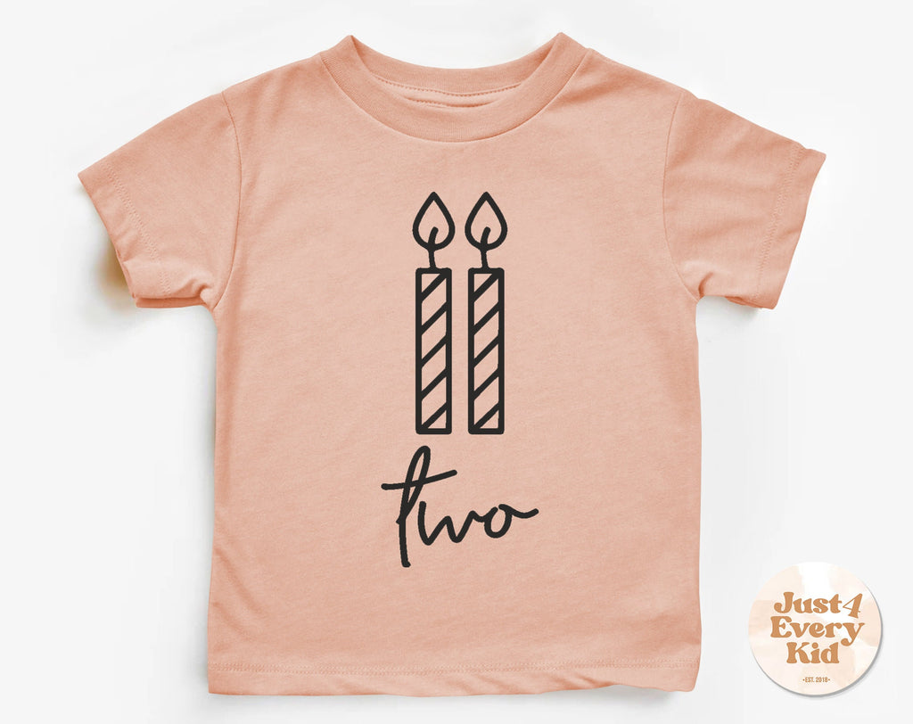 Two 2nd Birthday Shirt – Toddler Birthday Tee