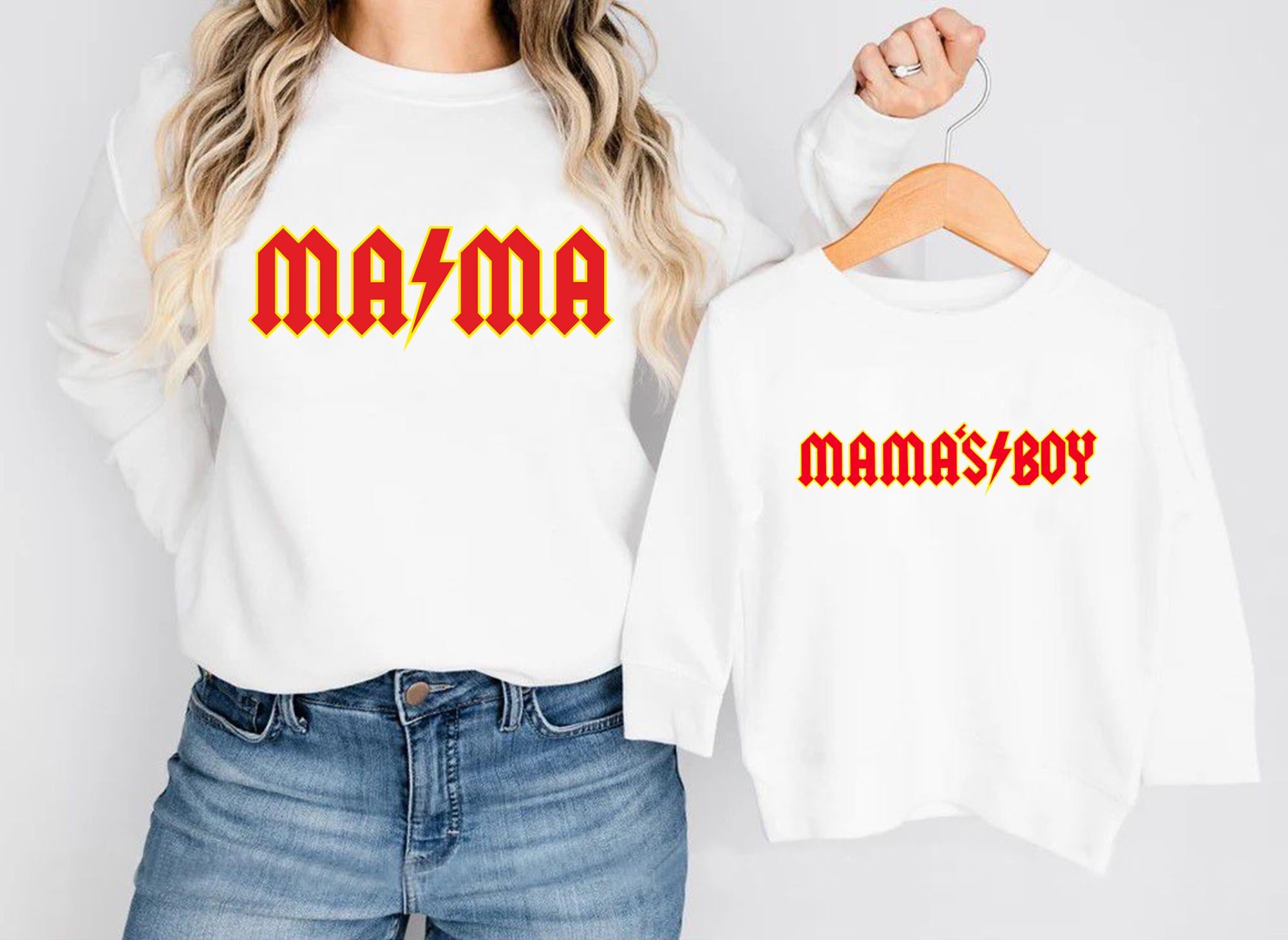Mama Mama's Boy Matching Shirts, Mom and Son Matching Set, Mommy and Me Outfits, Mother and Son, Mommy And Me Outfits, Mother's Day Gift