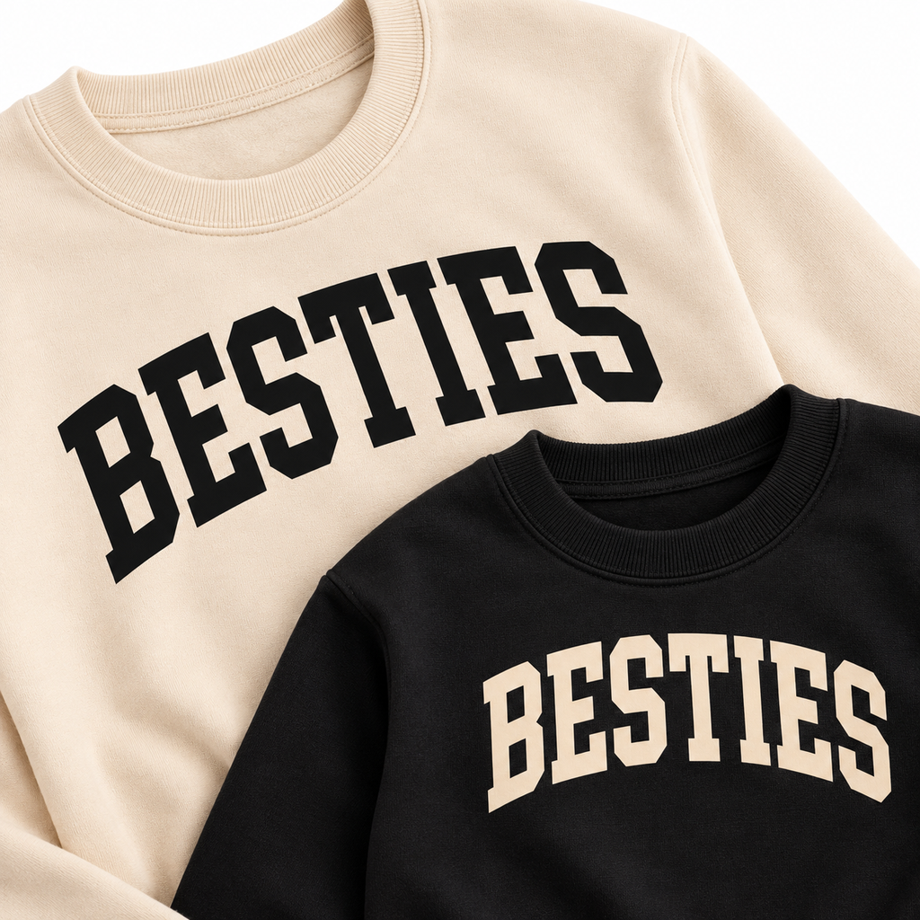 Matching Besties Sweatshirts for Mom, Dad and Kids