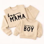 Boy Mama & Mama’s Boy Matching Sweatshirts