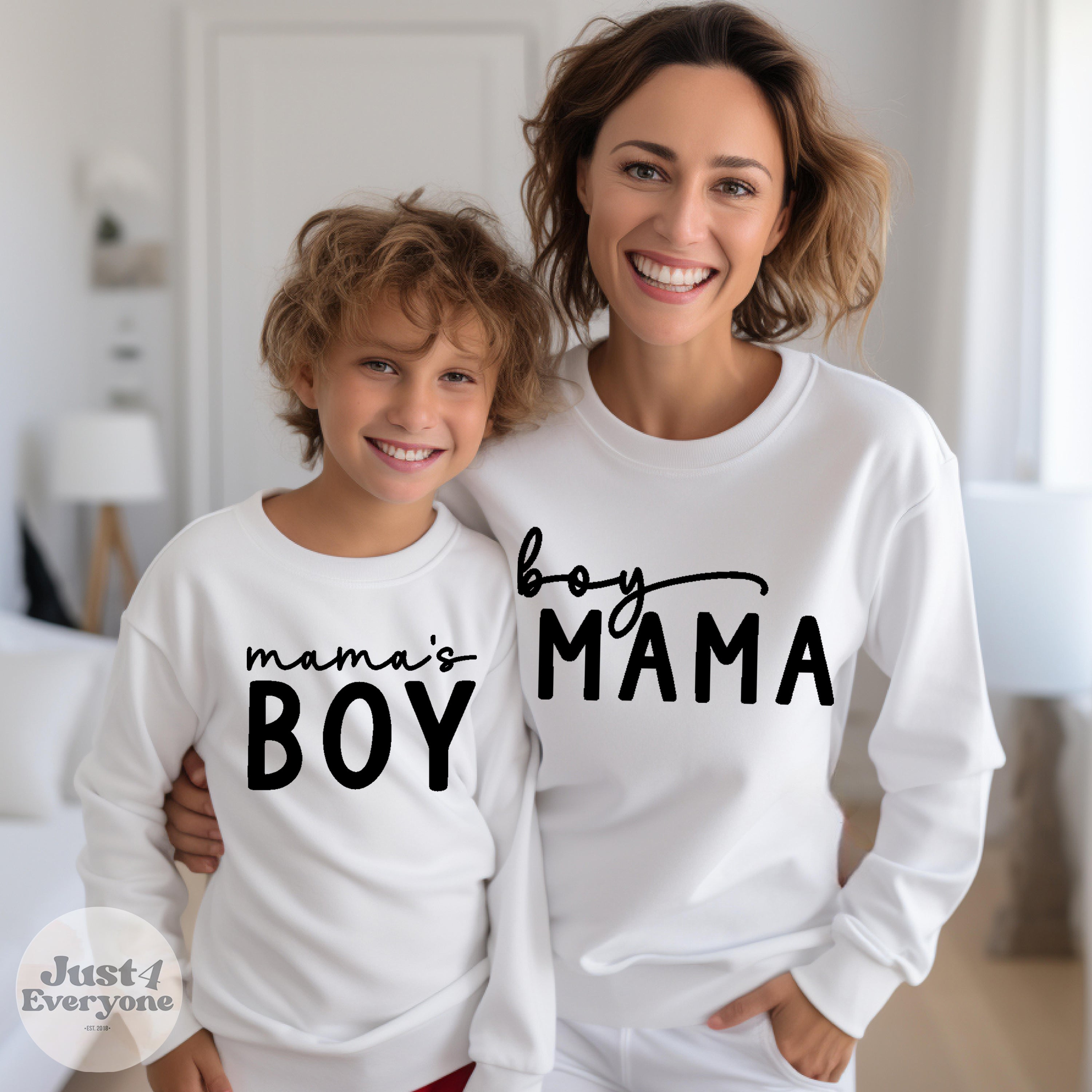 Boy Mama & Mama’s Boy Matching Sweatshirts