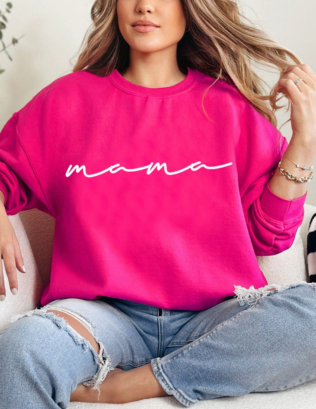 Papa Mama Mini Matching Sweatshirts Set, Family Matching Outfits, Mom Dad Baby Sweatshirt Gift