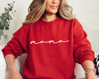 Papa Mama Mini Matching Sweatshirts Set, Family Matching Outfits, Mom Dad Baby Sweatshirt Gift