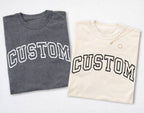 Personalized Custom Text T-Shirt or Baby Bodysuit – Choose Font & Color, Custom Name or Word Shirt