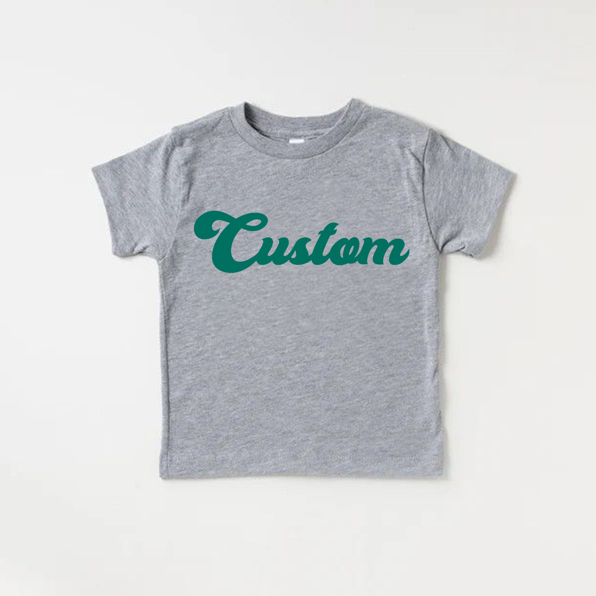 Personalized Custom Text T-Shirt or Baby Bodysuit – Choose Font & Color, Custom Name or Word Shirt