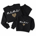 Mama & Mini  Leopard Matching Sweatshirts
