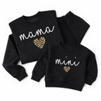 Mama & Mini  Leopard Matching Sweatshirts