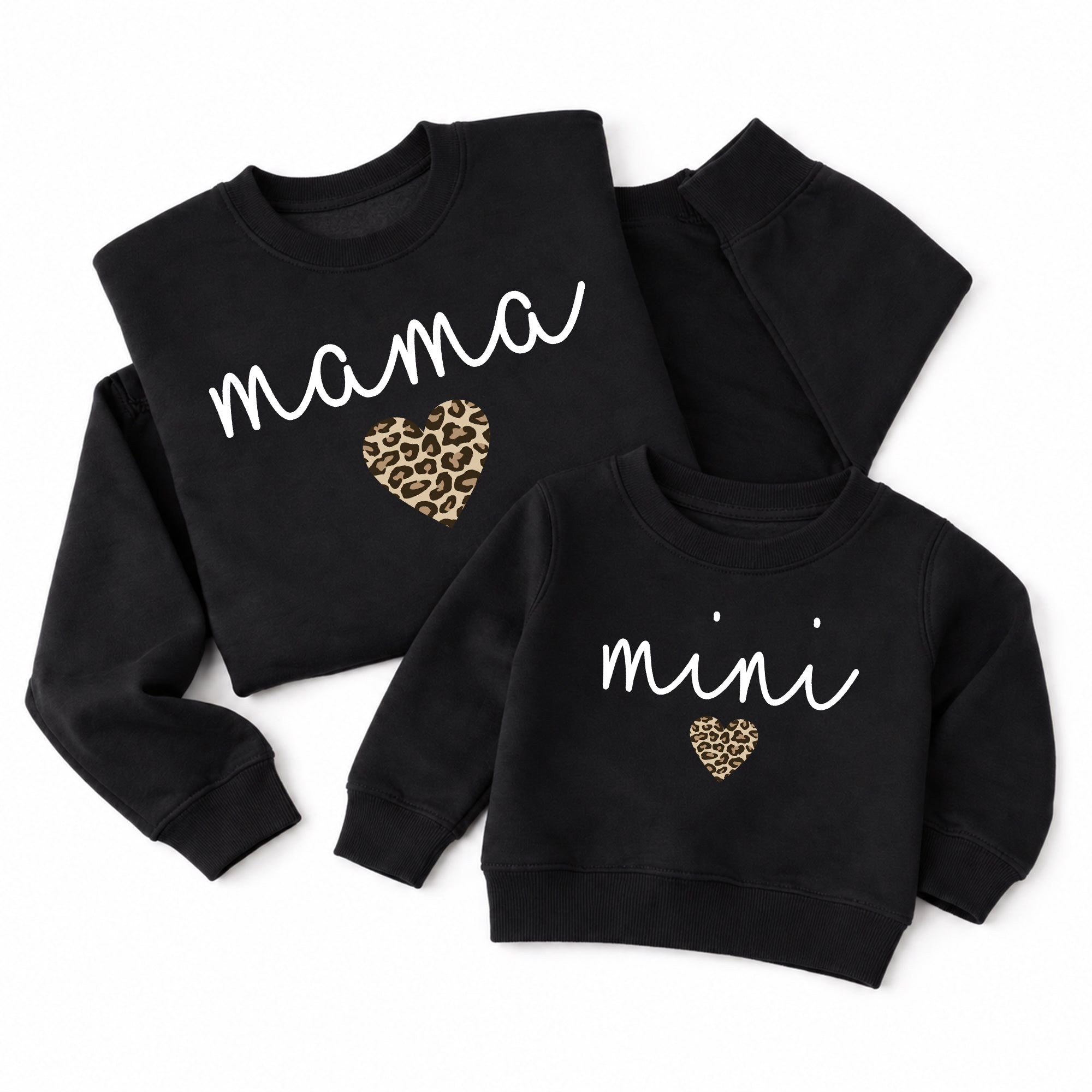 Mama & Mini  Leopard Matching Sweatshirts