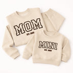 Mom Dad Mini Embroidered Shirts – Matching Family Set