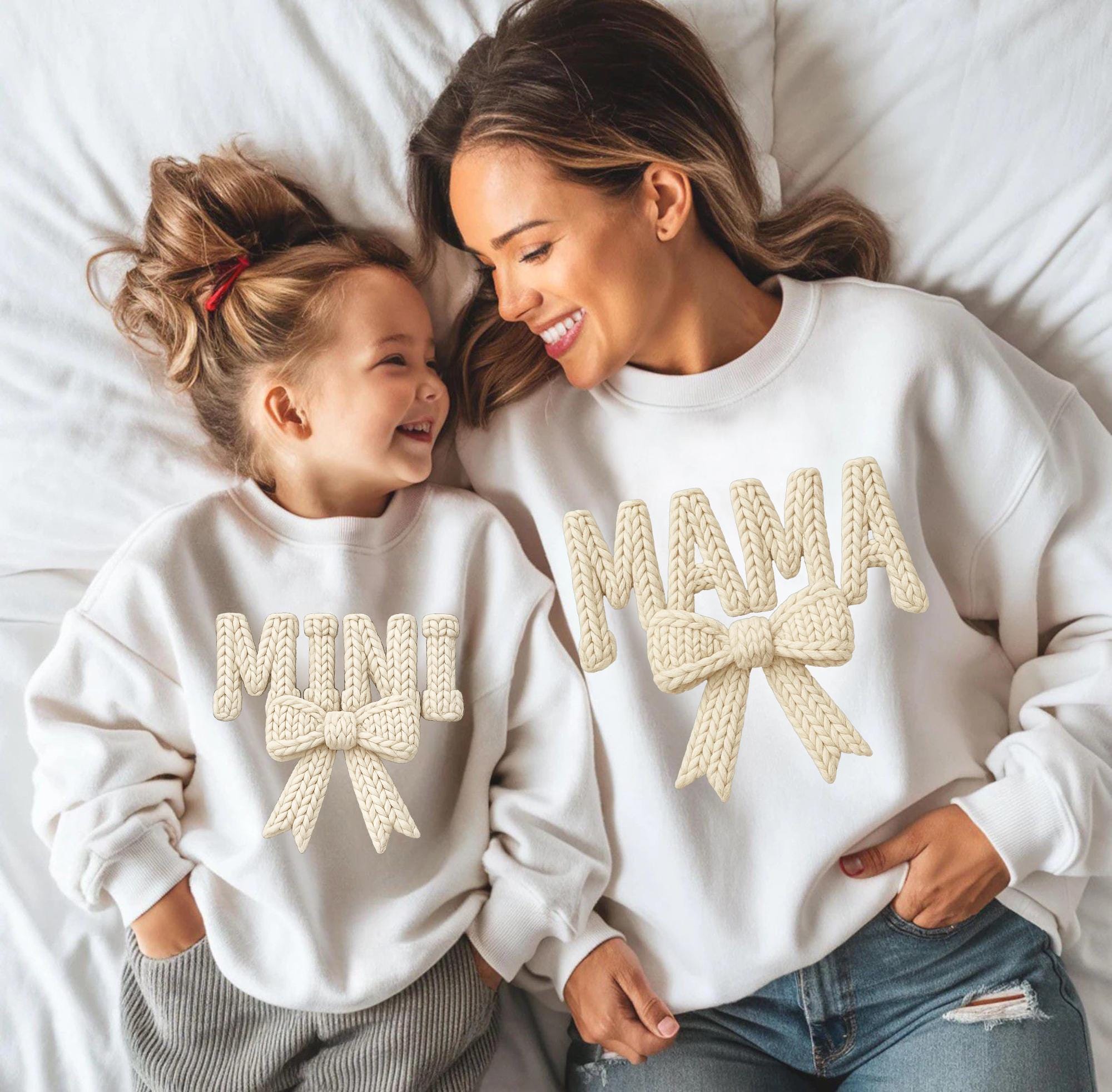 Mama and Mini Matching Shirts and Sweatshirts, Mommy and Me Outfit, Mom and Child Matching Clothes, Family Matching Set