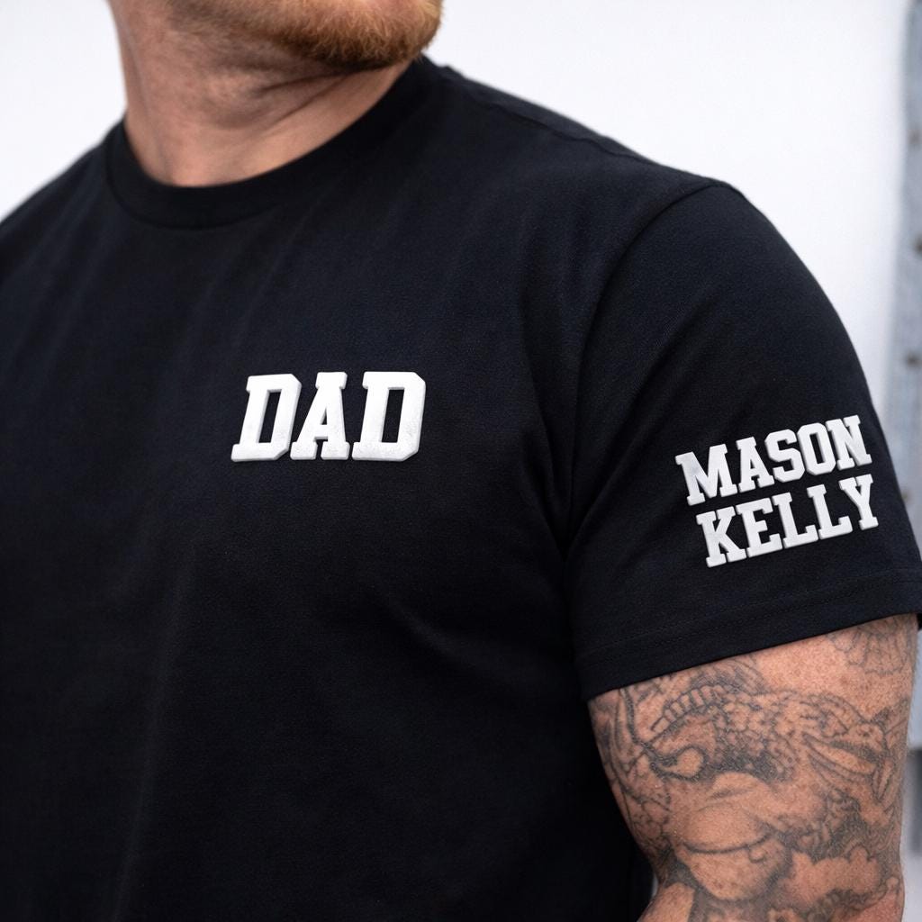 Custom Dad Shirt, Cute Fathers Day Gift, Name Custom Kids Name Christmas Gift For Dad, New Dad Shirt, Custom Dad Est Shirt, Gift for Grandpa