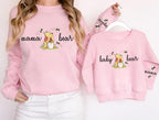 Mama Bear Sweatshirt, Baby Bear Sweatshirt, Mom Sweatshirt, Mommy and Me Outfits, Mom and Me Sweatshirts, Mama & Mini Sweatshirts
