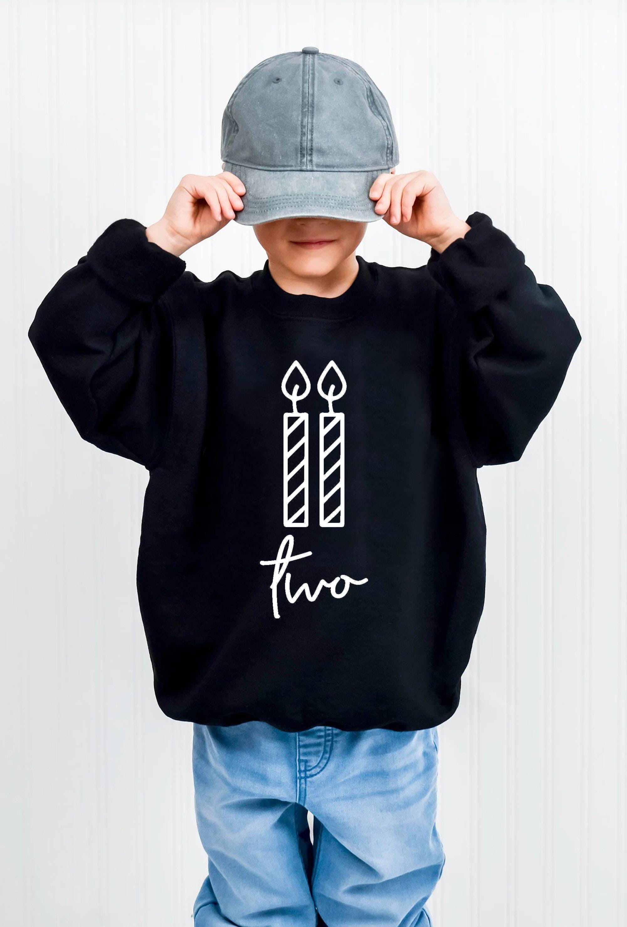 2nd Birthday Sweatshirt – Toddler Birthday Crewneck