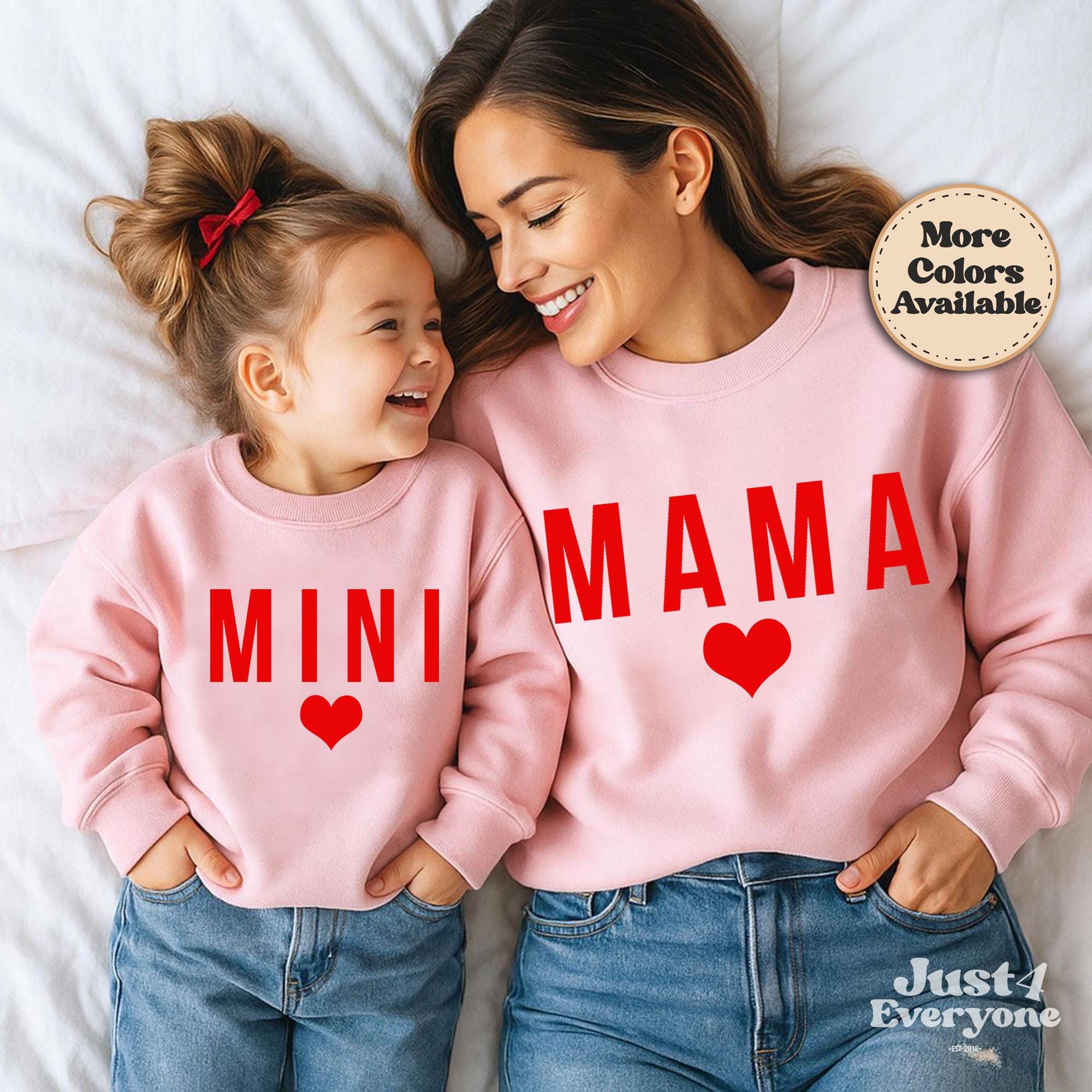 Mommy and Me Outfits, Mom and Me Sweatshirts, Mama and Mini Matching Pullover Sweatshirts, Mama & Mini Sweatshirt, Mom Daughter Sweater