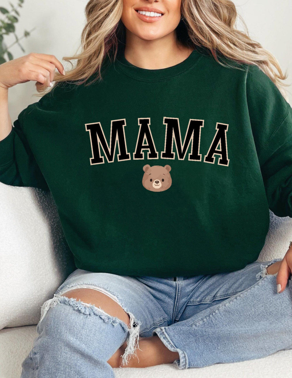 Matching Family Bear Sweatshirts, Mama Papa Baby Sweater Set, Cute Bear Family Outfits, Mommy Daddy Baby Matching Shirts, Family Outfits