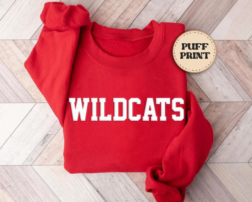 Custom Puff Embossed Sweatshirt, Custom 3D Raised Text Hoodie, Personalized Raised Text Hoodie, Trendy 3D Lettering, Custom Name Gift