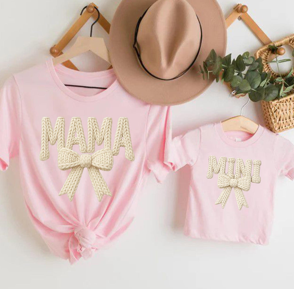 Mama and Mini Matching Shirts and Sweatshirts, Mommy and Me Outfit, Mom and Child Matching Clothes, Family Matching Set