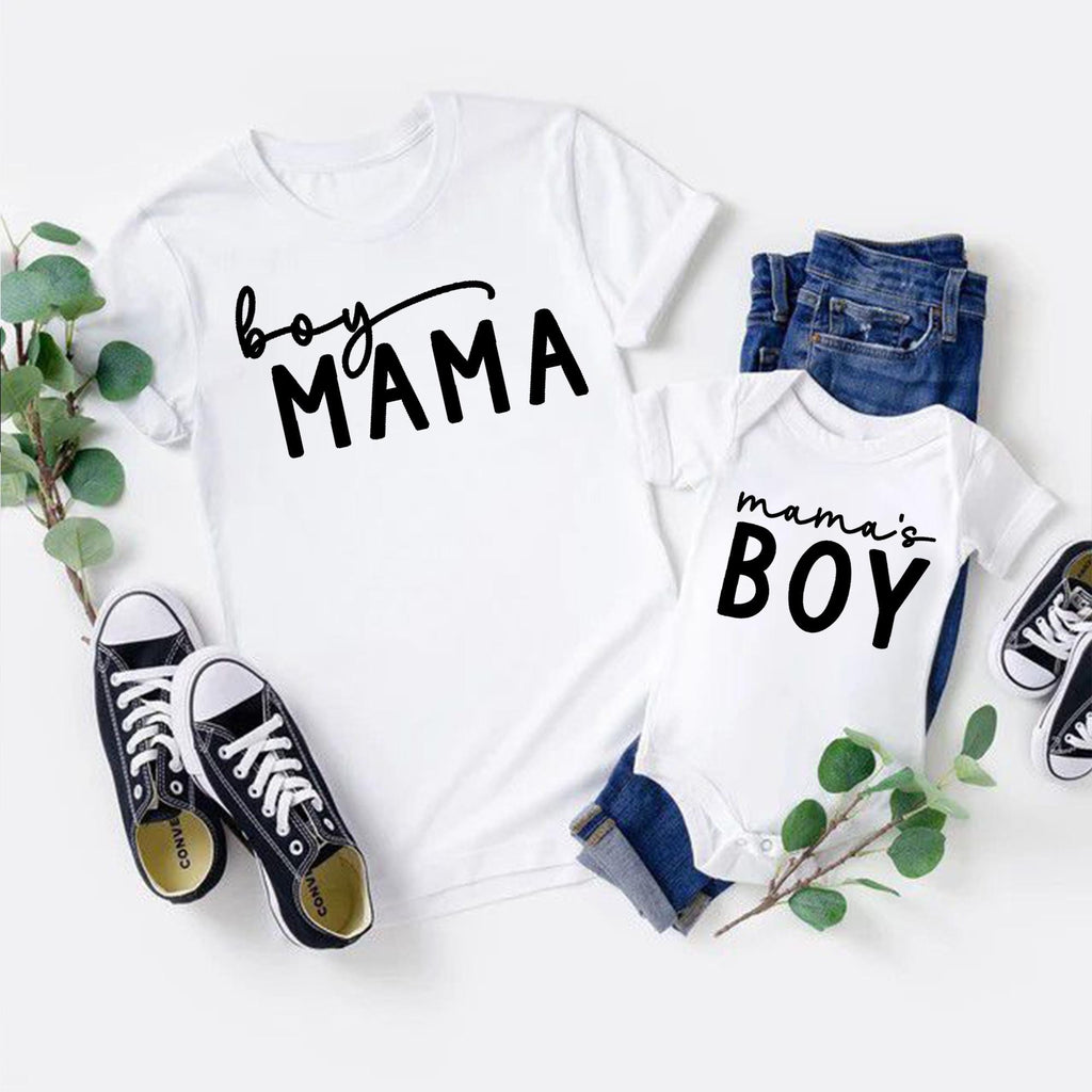 Mama's boy, Boy Mama, Mama and Me Matching Shirts, Mom and Son Shirt, Mommy and Me Shirt Set, Mama and Me Set, Matching Mommy & Baby Shirts