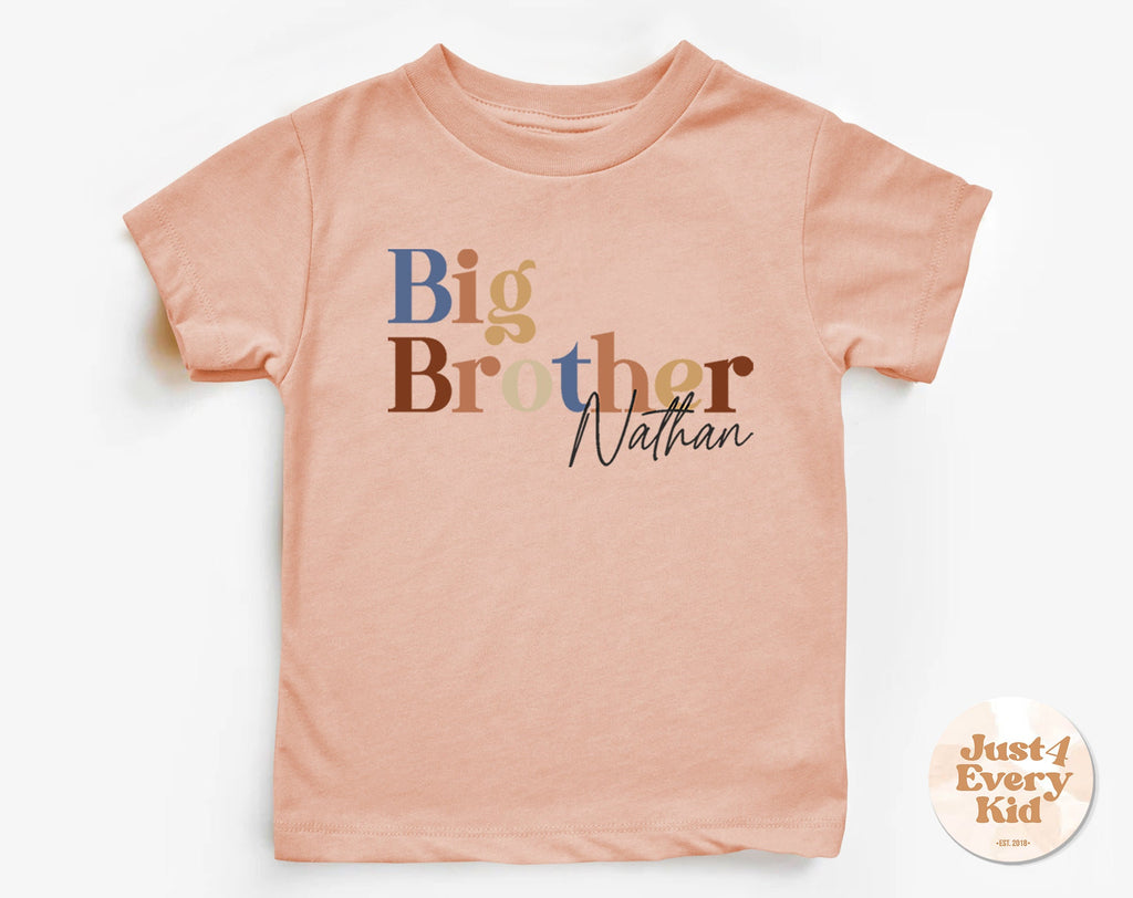 Big Brother Shirt – Personalized Sibling Pregnancy Reveal Tee