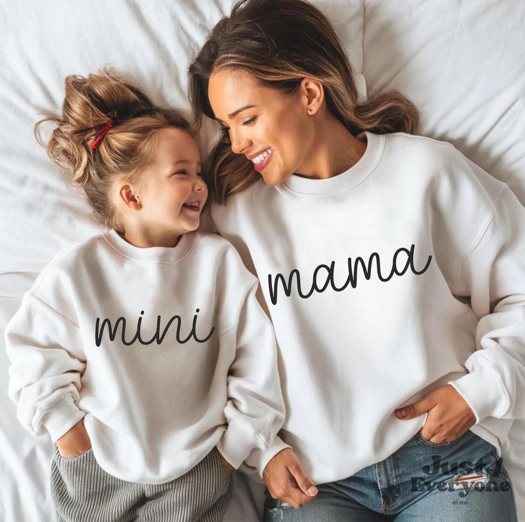 Mommy and Me Outfits, Mom and Me Sweatshirts, Mama and Mini Matching Pullover Sweatshirts, Mama & Mini Sweatshirt, Mom Daughter  Sweater