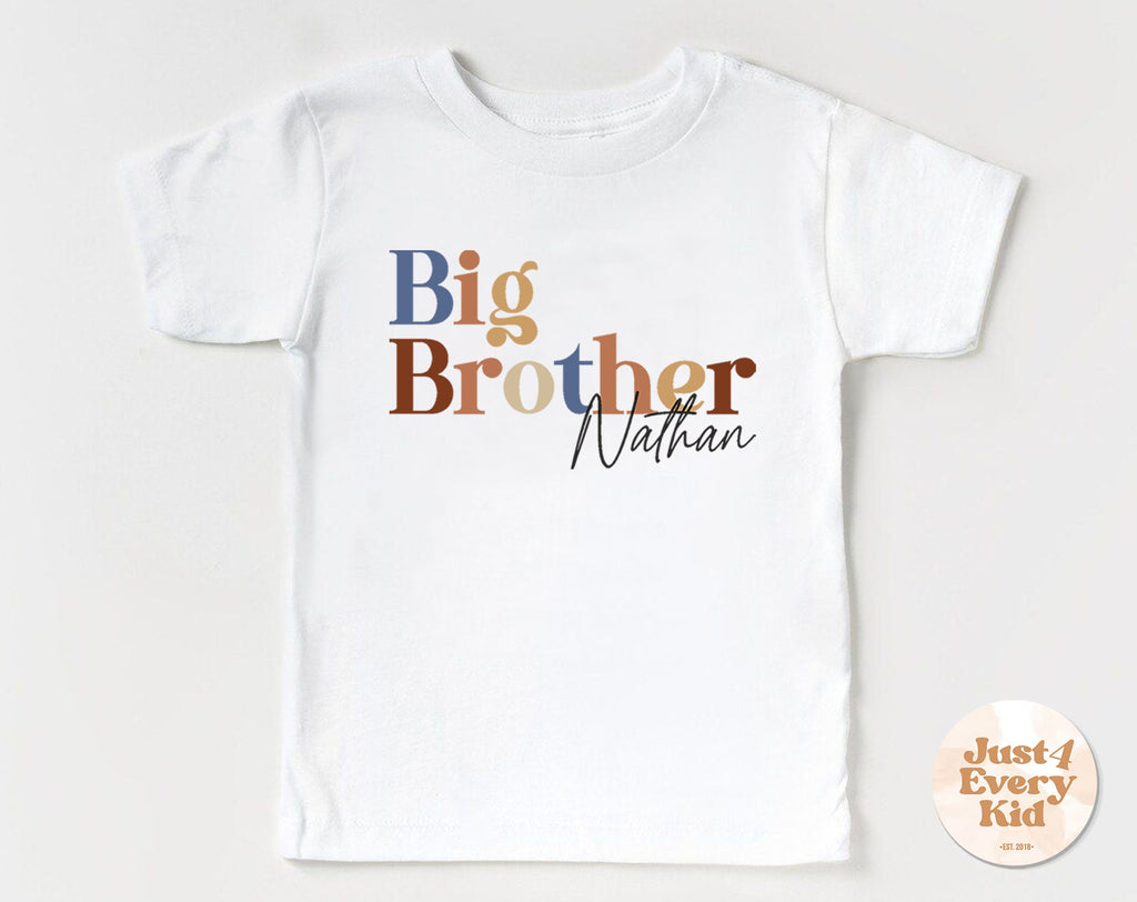 Big Brother Shirt – Personalized Sibling Pregnancy Reveal Tee