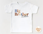 Big Brother Shirt – Personalized Sibling Pregnancy Reveal Tee