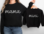 Mommy and Me Outfits, Mom and Me Sweatshirts, Mama and Mini Matching Pullover Sweatshirts, Mama & Mini Sweatshirt, Mom Daughter  Sweater