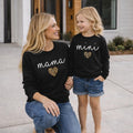 Mommy and Me Outfits, Mom and Me Sweatshirts, Mama and Mini Matching Pullover Sweatshirts, Mama & Mini Sweatshirt, Mom Daughter  Sweater