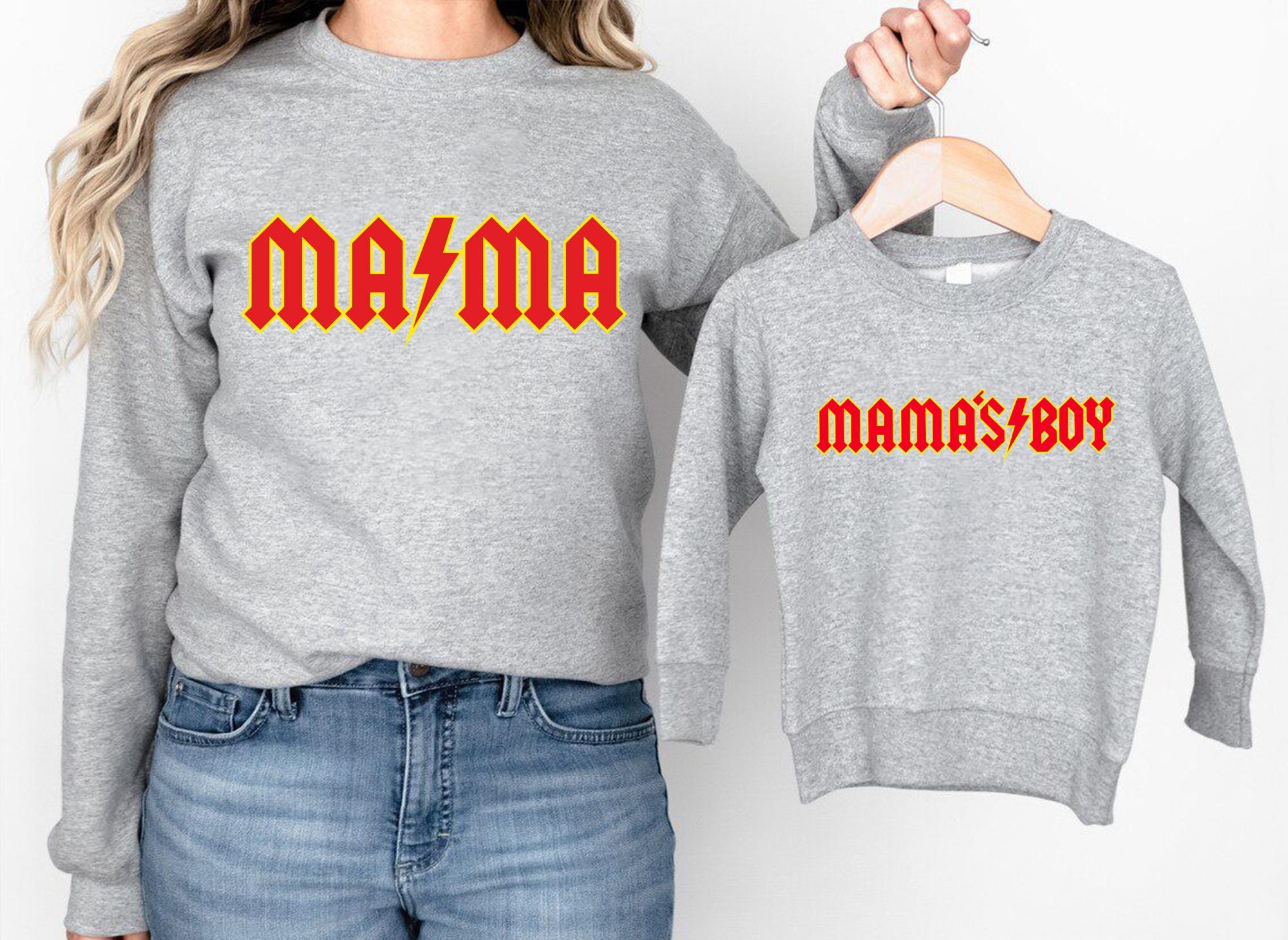 Mama Mama's Boy Matching Shirts, Mom and Son Matching Set, Mommy and Me Outfits, Mother and Son, Mommy And Me Outfits, Mother's Day Gift