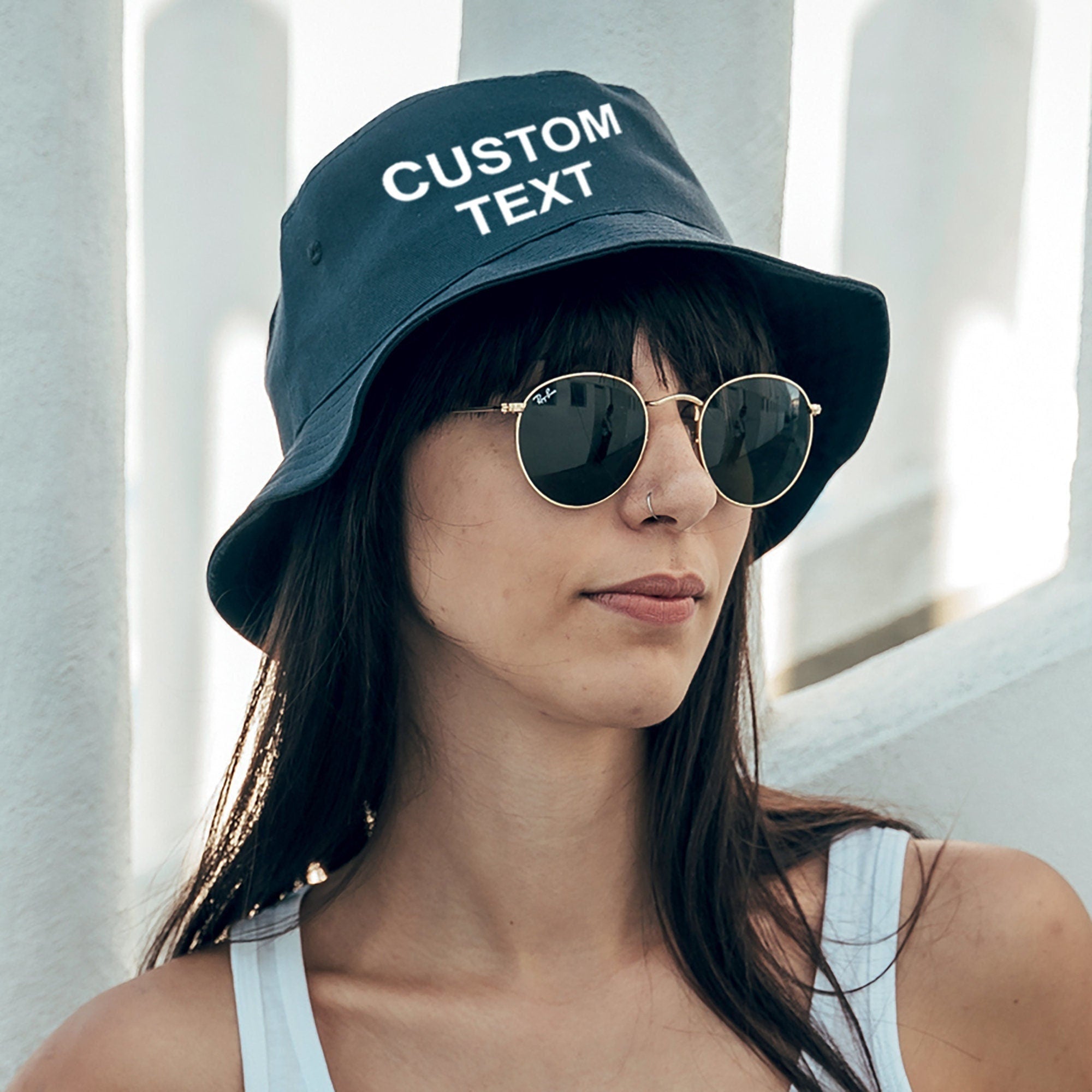 Custom Bucket Hat: Personalized Logo or Text, Unisex Summer Hat