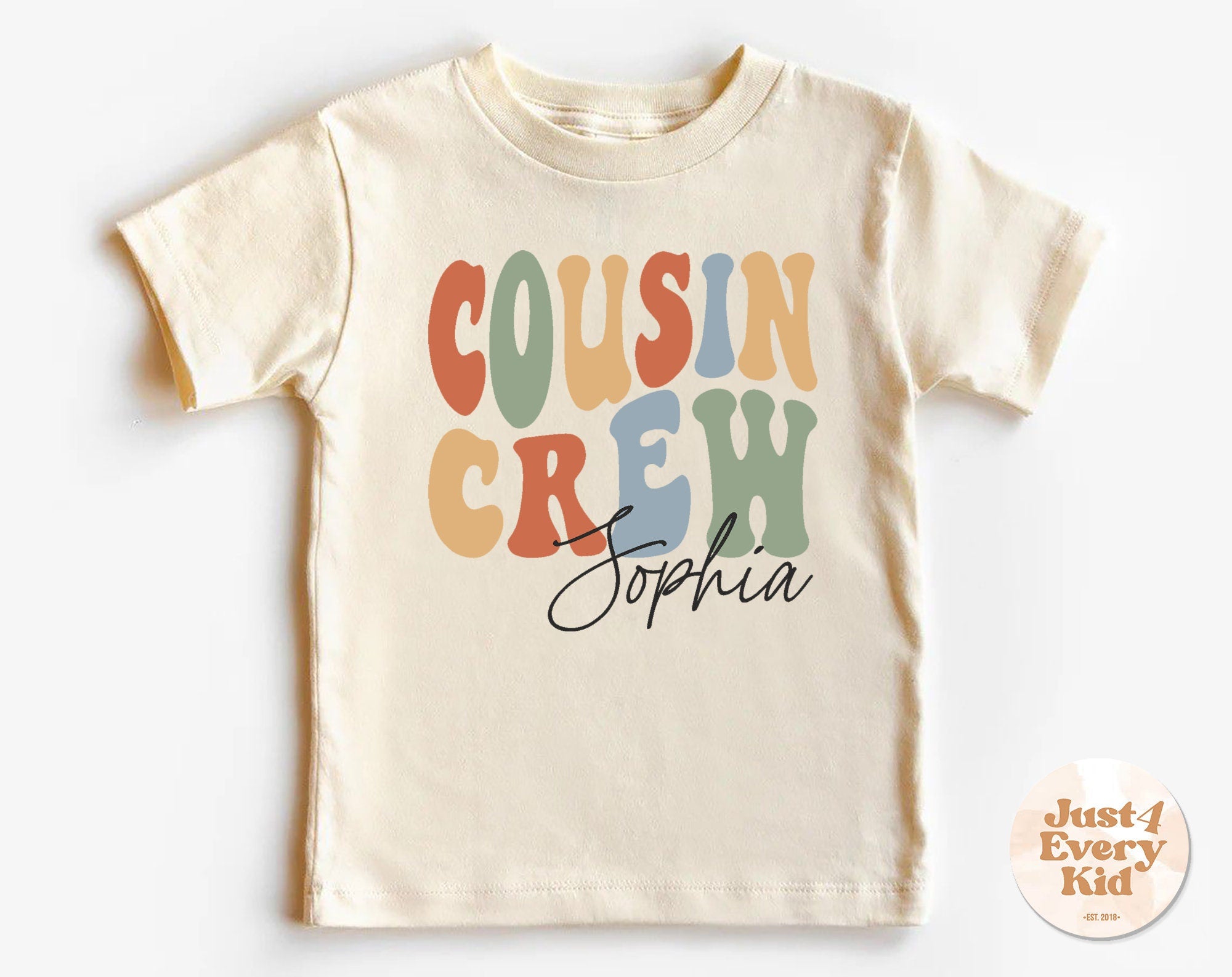 Custom Cousin Crew Shirt – Personalized Kids Family Reunion Tee