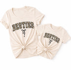 Besties Mama and Mini Matching Shirts, Leopard Mama Mini Outfit, Mommy and Me Shirts, Matching Mom Daughter Set