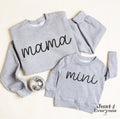 Mommy and Me Outfits, Mom and Me Sweatshirts, Mama and Mini Matching Pullover Sweatshirts, Mama & Mini Sweatshirt, Mom Daughter  Sweater