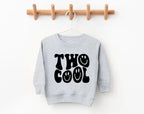 Two Cool 2nd Birthday Sweatshirt – Toddler Birthday Crewneck