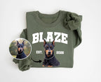 Custom Dog and Cat Ears Sweatshirt Dog Mom Sweatshirt Dog Lover Sweatshirt Custom Dog Cat Sweatshirt Cat Dad shirt Pet Lover Gift for Him