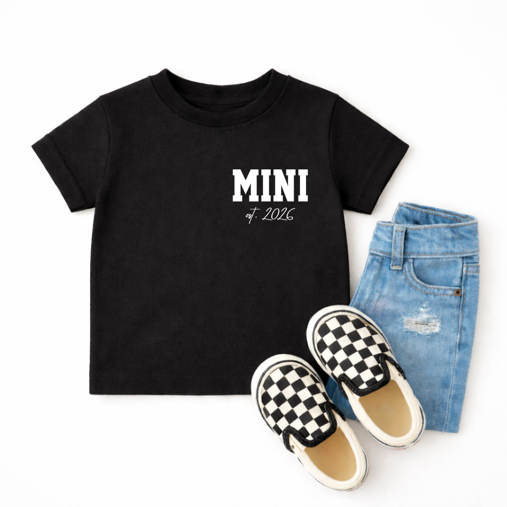Dad Mini Matching Shirts EST 2026