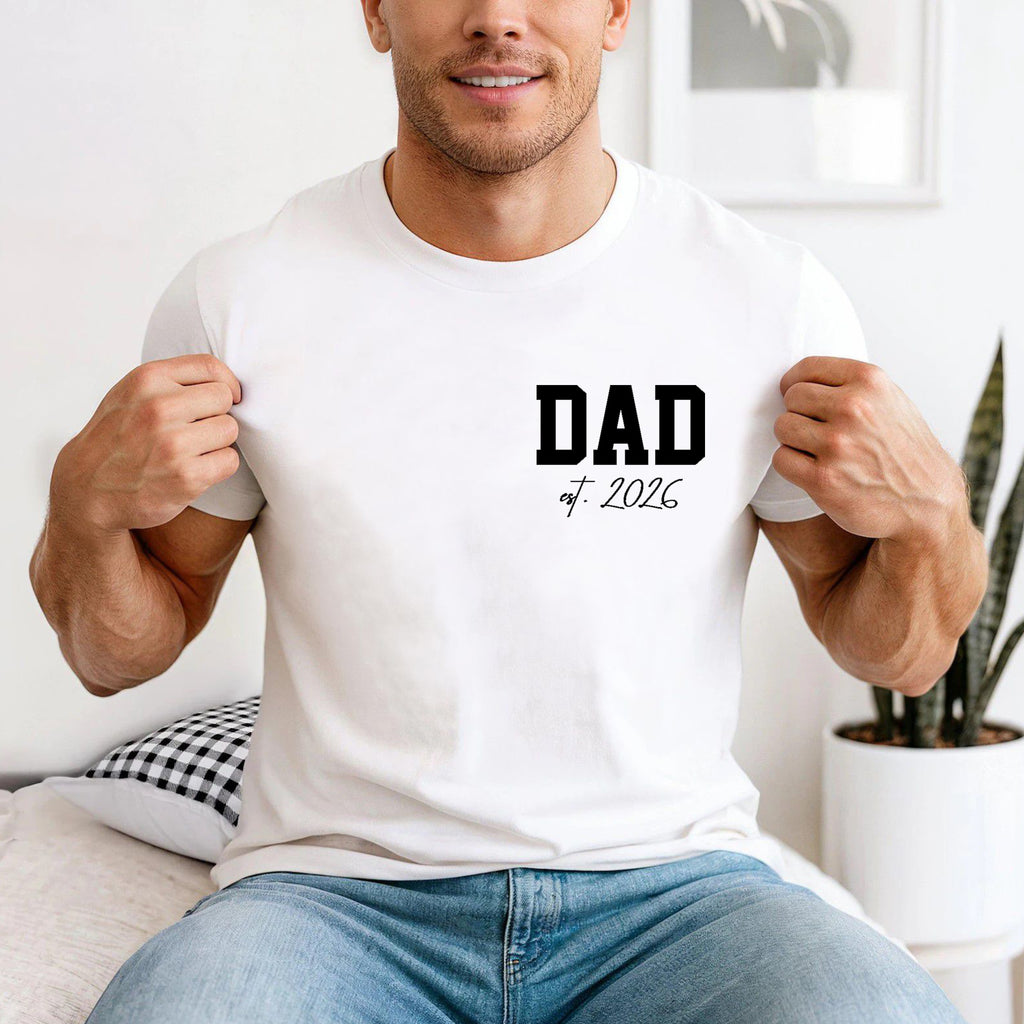 Dad Mini Matching Shirts EST 2026