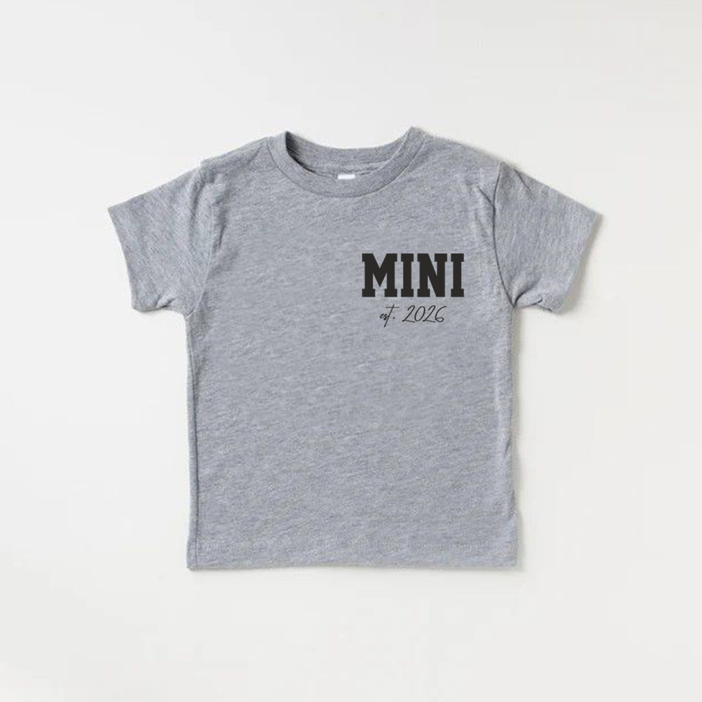 Dad Mini Matching Shirts EST 2026