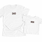 Matching Dad and Mini Embroidered T-Shirts – Father and Son Shirts