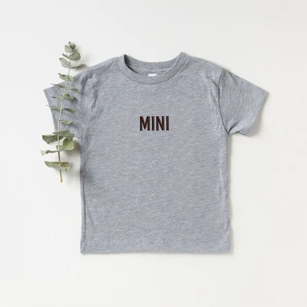 Matching Dad and Mini Embroidered T-Shirts – Father and Son Shirts