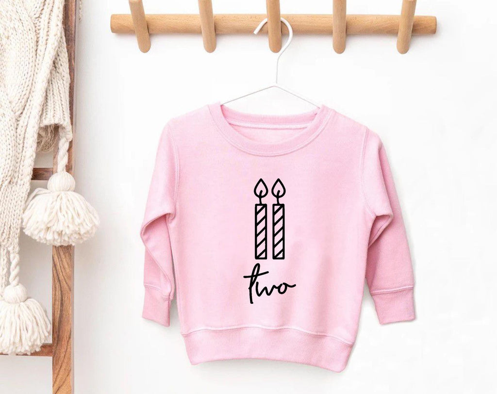 Two 2nd Birthday Shirt or Sweatshirt – Toddler Birthday Outfit